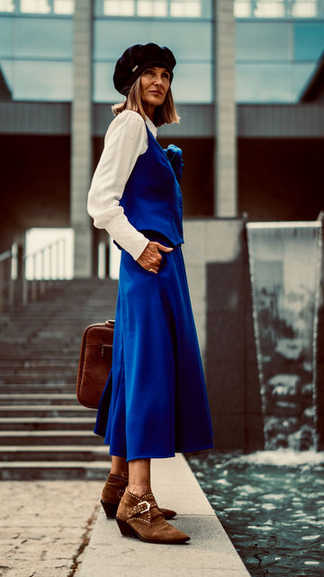 Kamizelka / Spódnica / Róża