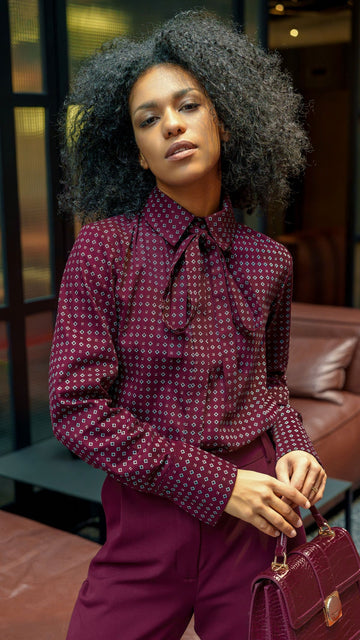 Koszula w drobny wzór