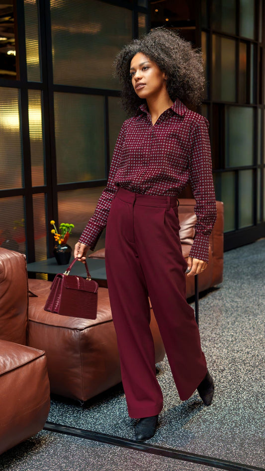 Koszula w drobny wzór