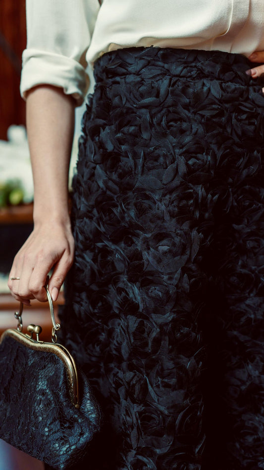 Spódnica w róże 3d