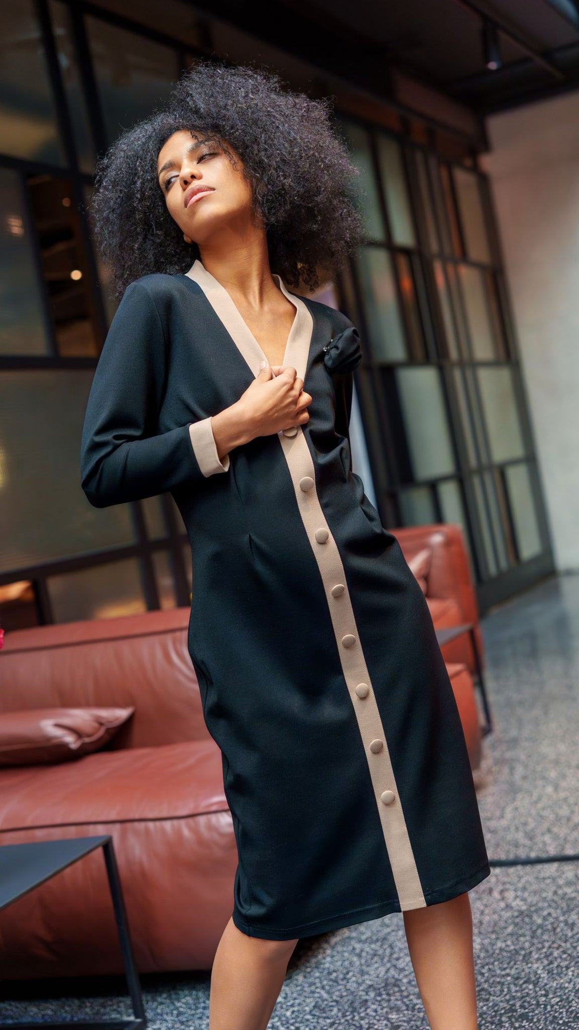 Sukienka ołówkowa midi